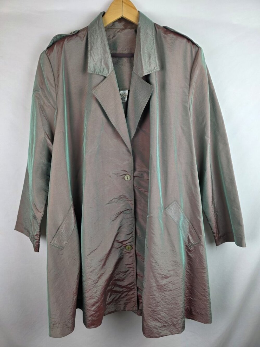 Units Limited Edition Women's Vintage Jacket One Size 80s Made in USA Iridescent